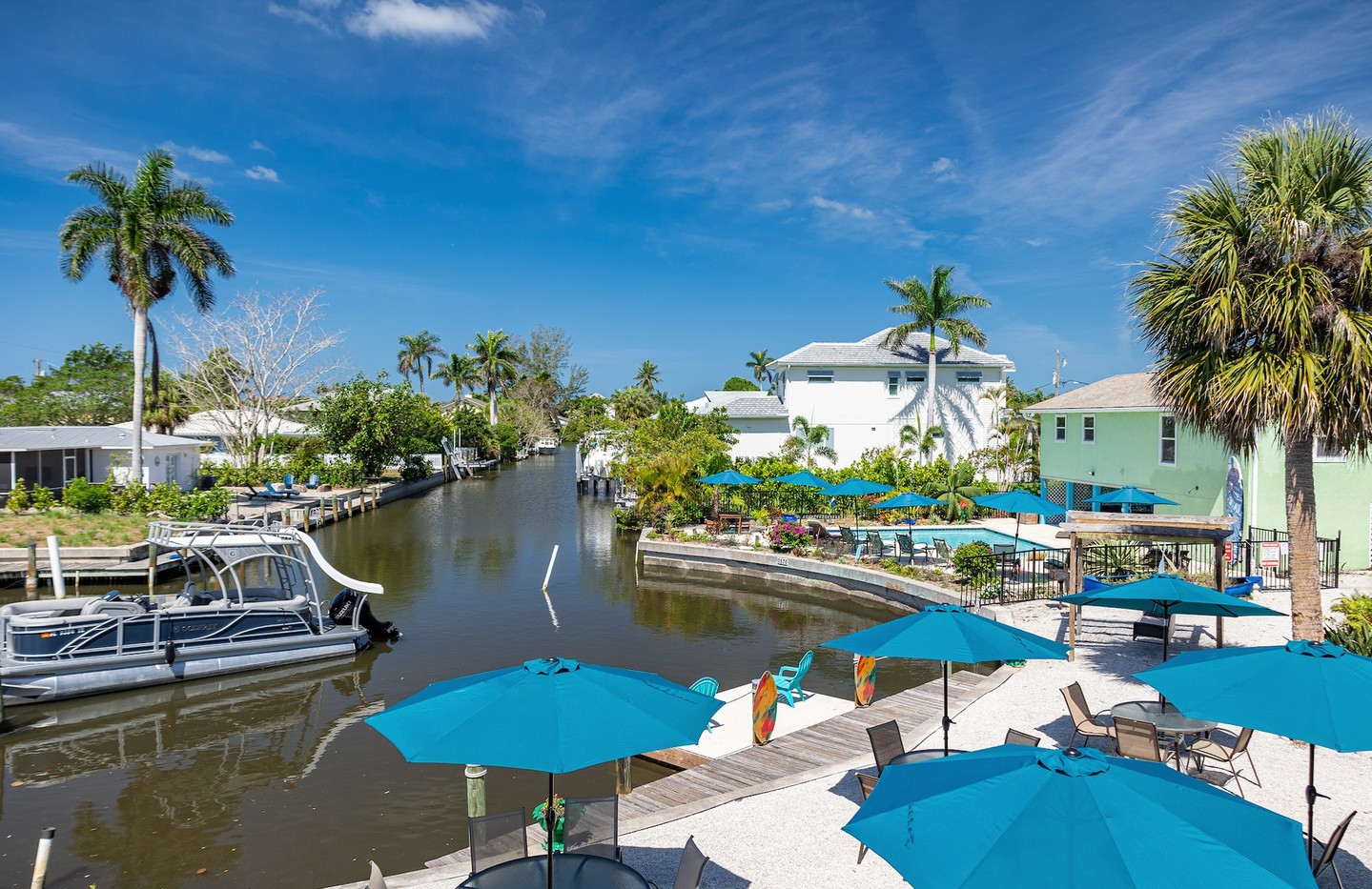 Waterfront canal views